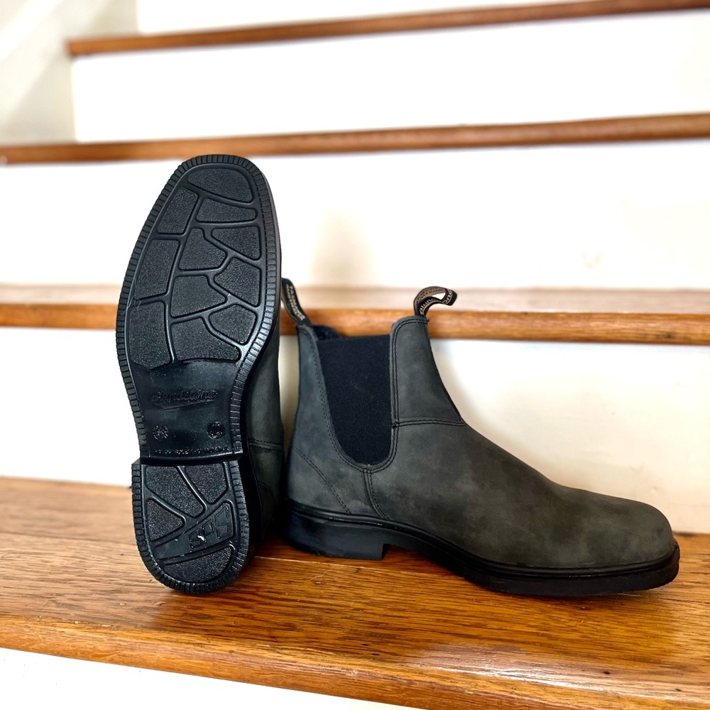 Blundstone BL 1308 Rustic Black Mens Dress Chelsea Boot Leather AU 10 US 11